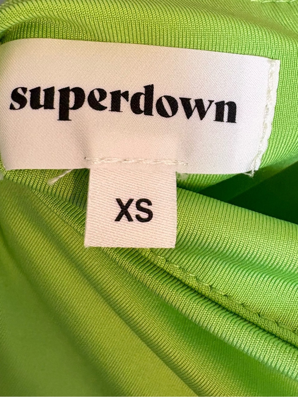 Superdown Size XS Mallory High Neck Ruched Dress - Picture 5 of 6